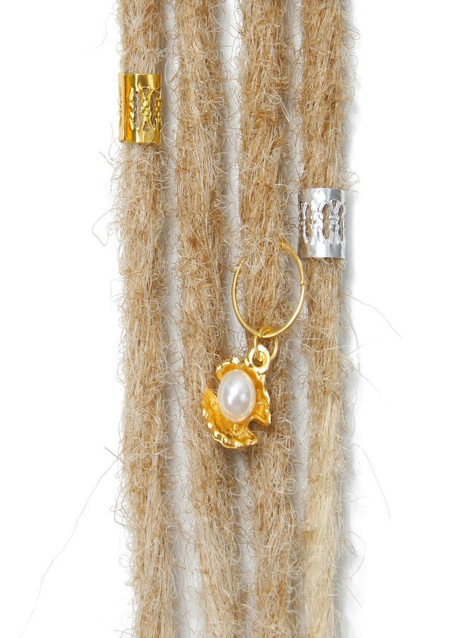 Dsoar Thin Dreadlock Extensions with Clips 20 Inch Clip In Dreads Handmade 3Pcs Crochet Loc Extensions(27/613#) - Image 4